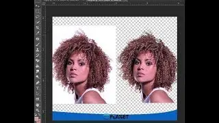 Remove background of image /Cut out curly hair using channels  Photoshop tutorial CC