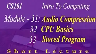CS101 Lecture No 31 32 33 | Short Lecture By VU Mentor  