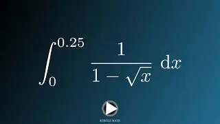 U-Substitution Trick You Must Master (Integral of 1/(1-sqrt(x))