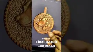 Pendant 3D sculpting for 3D printing #3d #zbrush #3dprinting #jewellery #cad