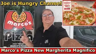 Marco's Pizza New Margherita Magnifico Review * Limited Time Offer * Joe is Hungry 🍕🍹🍅