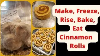 Making and Freezing Cinnamon Rolls @Tracy-Hart