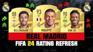 FIFA 24 | REAL MADRID PLAYER RATINGS! 😱🔥 ft. Bellingham, Mbappe, Vini Jr…