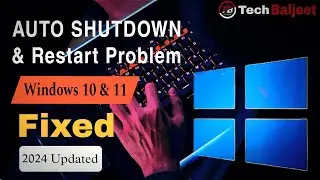 STOP Your PC from Randomly Shutting Down or Restarting! 🔥 Ultimate Fix for Windows 7/8/10/11!