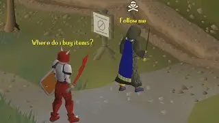 Testing if Runescapers will Lure a New Player (they do = I PK them)