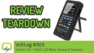 Hantek TO11 1832C LCR Meter Review & Teardown | Voltlog #303