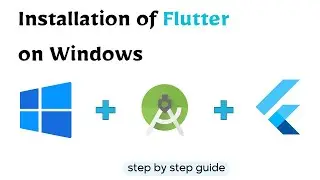 Full Installation of Flutter on Windows  step by step guide -  Your First Flutter App  2024