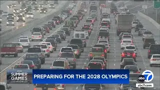 Car-free zones, remote work being explored as ways to address traffic in LA during 2028 Olympics