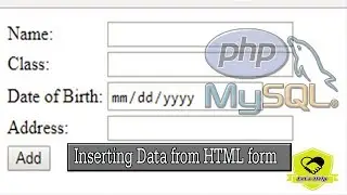 Inserting data into database from html form