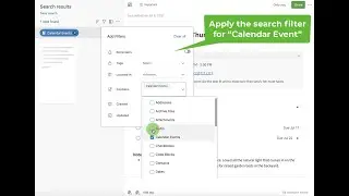 Search for a note in Evernote using calendar event details