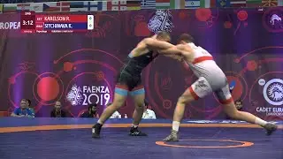 Repechage GR - 92 kg: R. KARELSON (EST) v. K. SITCHINAVA (GEO)