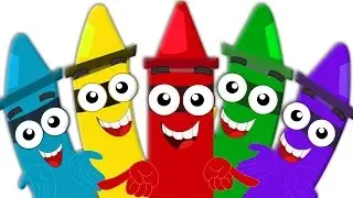 Crayons Color Song | Learn Colors for Babies And Kids | Colors for Children And Toddlers