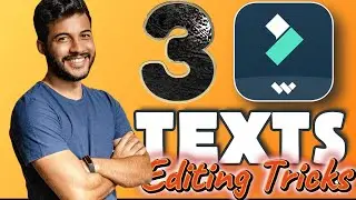 3 Creative TEXT Editing Tricks in Filmora 13🔥🔥