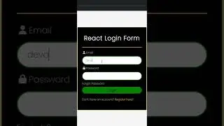 React Login Form #shorts #short #react #shortvideo #viralvideo #trending