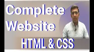 Make full Website Using HTML CSS  Complete free web development course in Urdu/Hindi