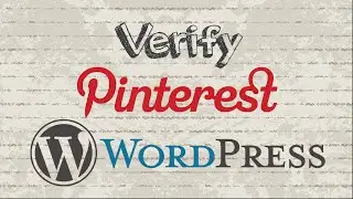 How to verify WordPress site on Pinterest