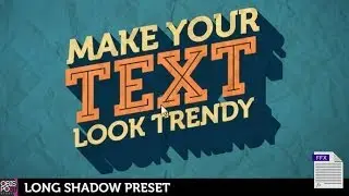 Long Shadow Preset (After Effects Preset)