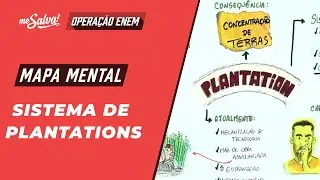 Plantation - Geografia | Mapas Mentais ENEM 2024 | Me Salva!