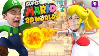 Super MARIO 3D World part 2 with HobbyFamilyTV