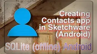 Contacts app with SQLite (offline) in Android