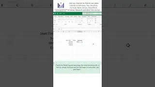 MS Excel Tips Learn extracting End Time with Formula 