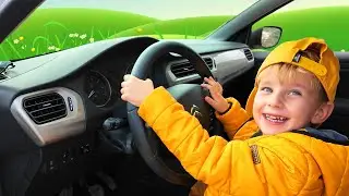 Песенка для детей про машинки. We are in the car Song.