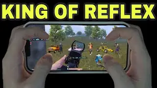 KING of REFLEX🔥5 Finger + Full Gyroscope Fastest Player PUBG MOBILE | BGMI