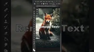 How To Remove Text Watermarks in Photoshop #shorts