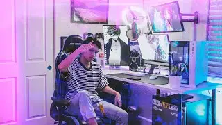 A 17 Year-Old's DREAM Streaming Setup/Room Tour + some hypebeast things