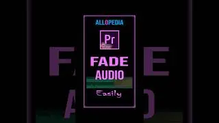 How to FADE Audio In and Out | Premiere Pro Basic Tutorial in Hindi #Shorts #shortsyoutube