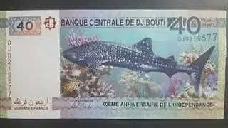 2017 Djibouti 40 francs Banknote WORTH?