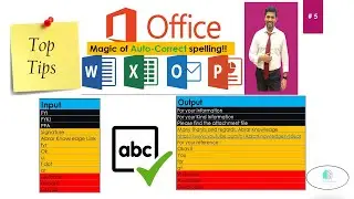 How to turn on the automatic spell check in Microsoft Products | Excel, PPT, word and more