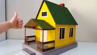 How to Make A House From Cardboard - Kartondan Harika bir Ev Yapımı