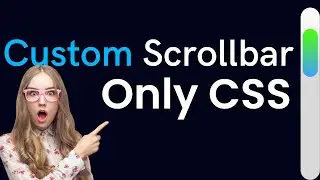 Custom Gradient Scrollbar on Your Website Using only CSS | Change Scrollbar | HTML & CSS Tutorial