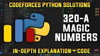 320A | Magic Numbers | Codeforces Python Solutions | Explanation + Walkthrough