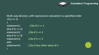 7 Control structure in C