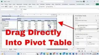 Turn on Classic Pivot Table View to Drag Fields Directly Into Pivot Table in Microsoft Excel 