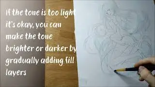 Watercolor Painting Tutorial Anime girl