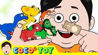 20min｜Raising a mischievous baby dinosaurs in my toybox .etc binge viewing｜Colors for kids｜CoCosToy