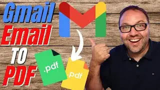How to Save Email as PDF in Gmail | Windows 10