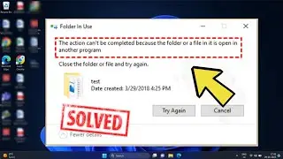 How to Delete File or Folder That Wont Delete (EASY)