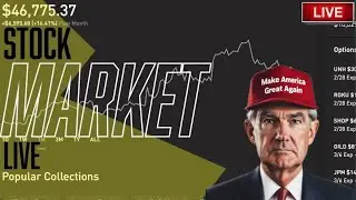 FED MINUTES (NO JEROME POWELL) - Stock Market LIVE, Live Trading, Stock News