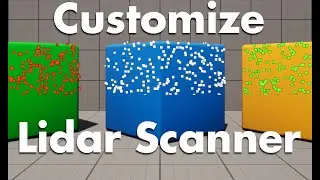 Customizing appearance of Lidar in Unreal Engine