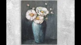 Beginners Acrylic Vintage  Still Life Painting Techniques /MariArtHome