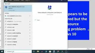 How to Fix- Computer appears to be correctly configured but the device or resource is not responding