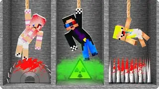 💀ВЫБЕРИ КОГО СПАСТИ ШЕДИ vs ЛЕСКУ vs НУБИКА В МАЙНКРАФТ! MINECRAFT
