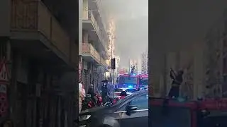 Castellammare. Appartamento in fiamme al Viale Europa