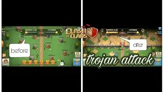 COC.. TROJAN WAR AT IT BEST, MUST WATCH 😱