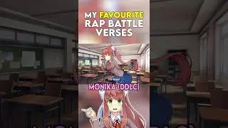 MONIKA! (Favourite Rap Battle Verses) #rapbattle #danganronpa #ddlc #shorts