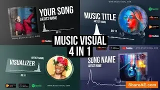 Audio visualizer after effects template | After Effects template free| By Chroma Key VFX Graphics